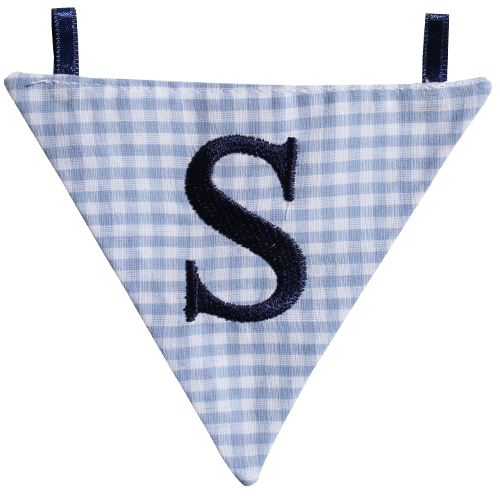 Wimpel S -  blau