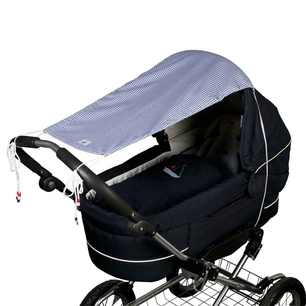Kinderwagen Sonnensegel navy
