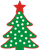 Motiv für die Kindergarderobe Tannenbaum