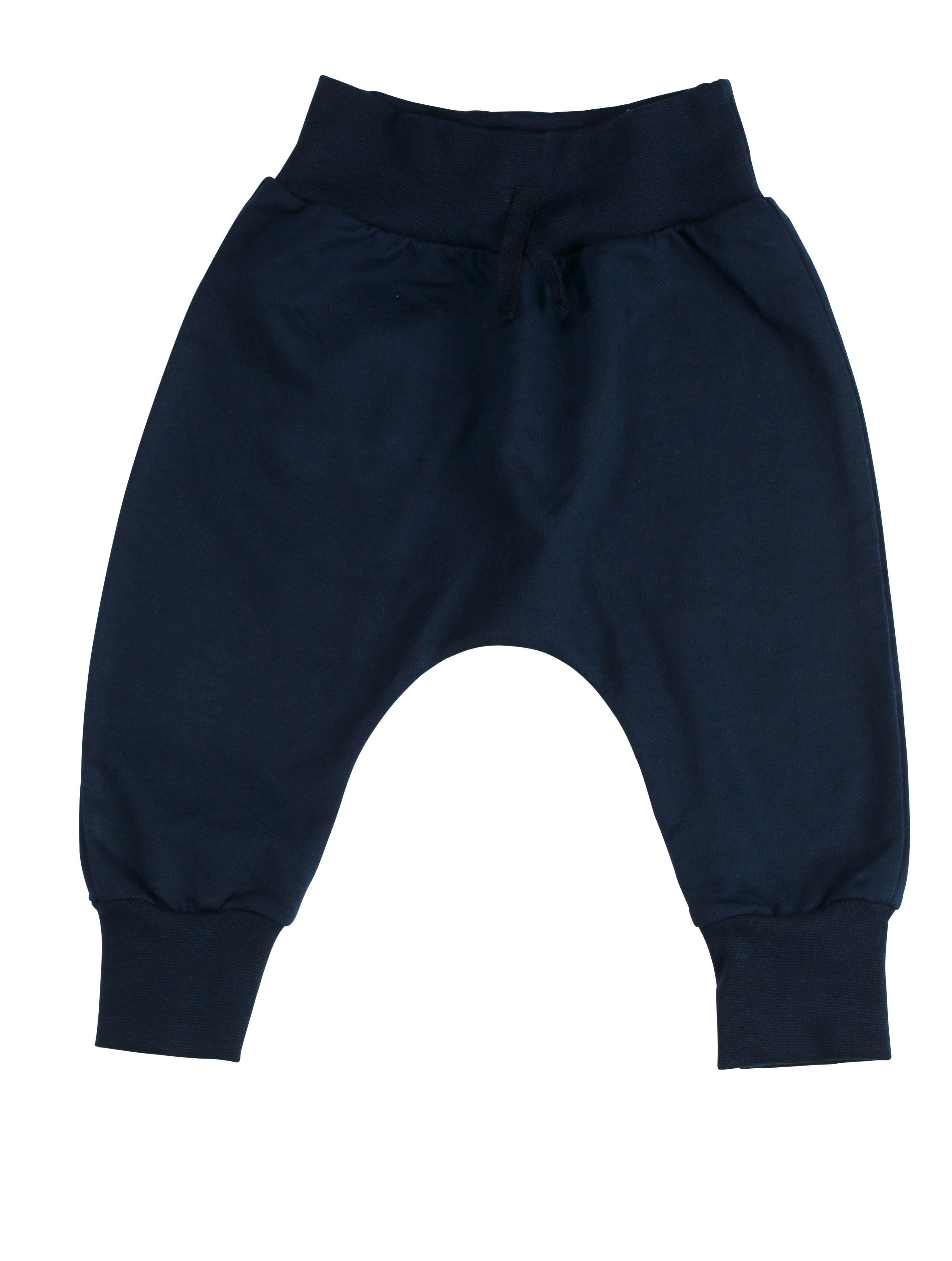 Maritimes 3-teiliges Kinder Outfit | Bio-Baumwoll Sweatshirt, Baggy Hose & Strickmütze