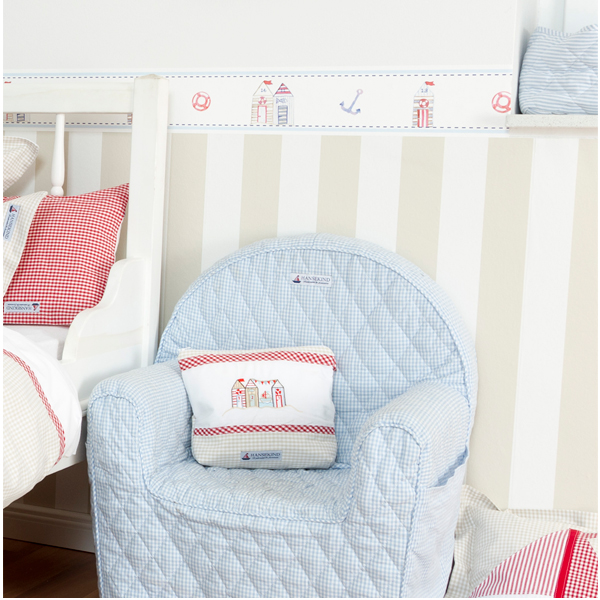 Streifentapete beige, Vlies