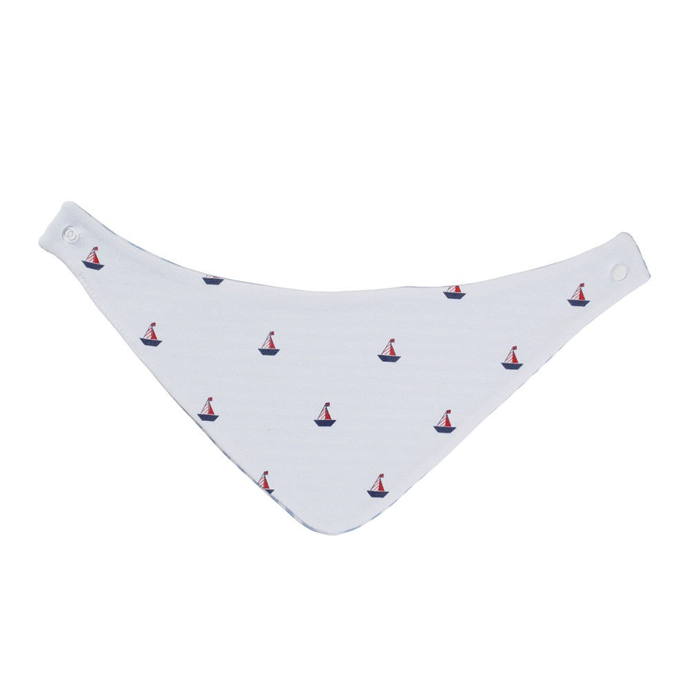 Halstuch navy gestreift mit Anker