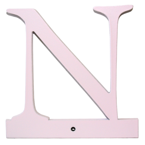 Buchstabe N - rosa