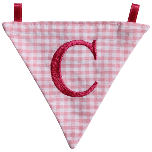 Wimpel C - rosa