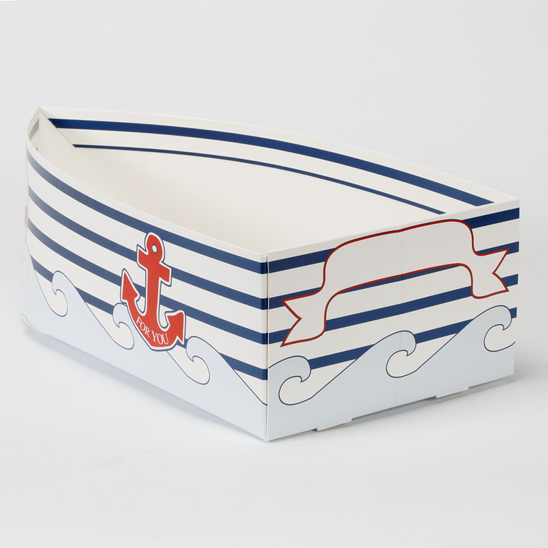 Geschenkschachtel Schiff klein zum Selbstverpacken 23 cm