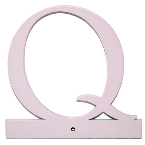 Buchstabe Q - rosa