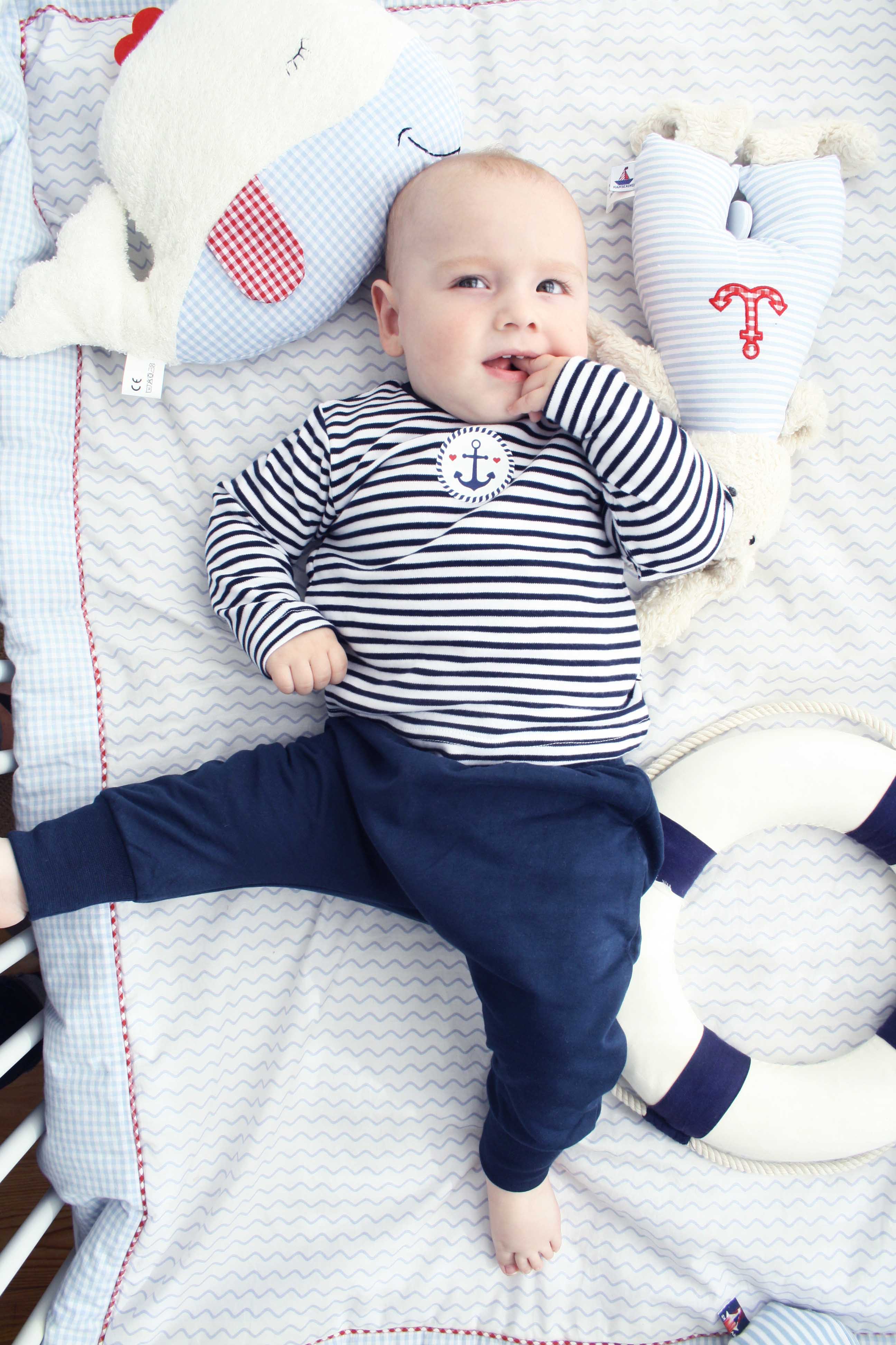 Baby Hose, Baggy Style, navy 74-80