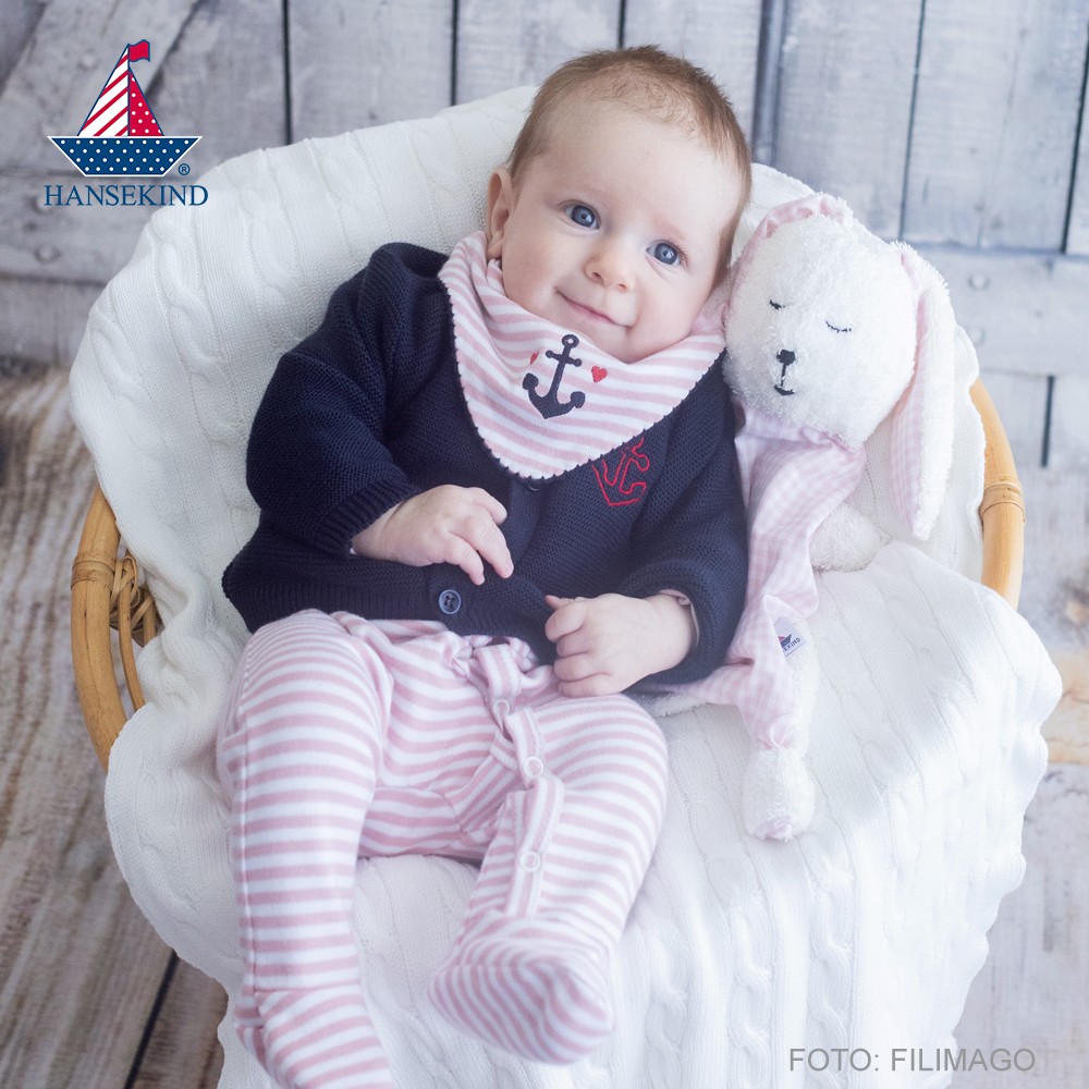 Strickjacke, navy 74-80