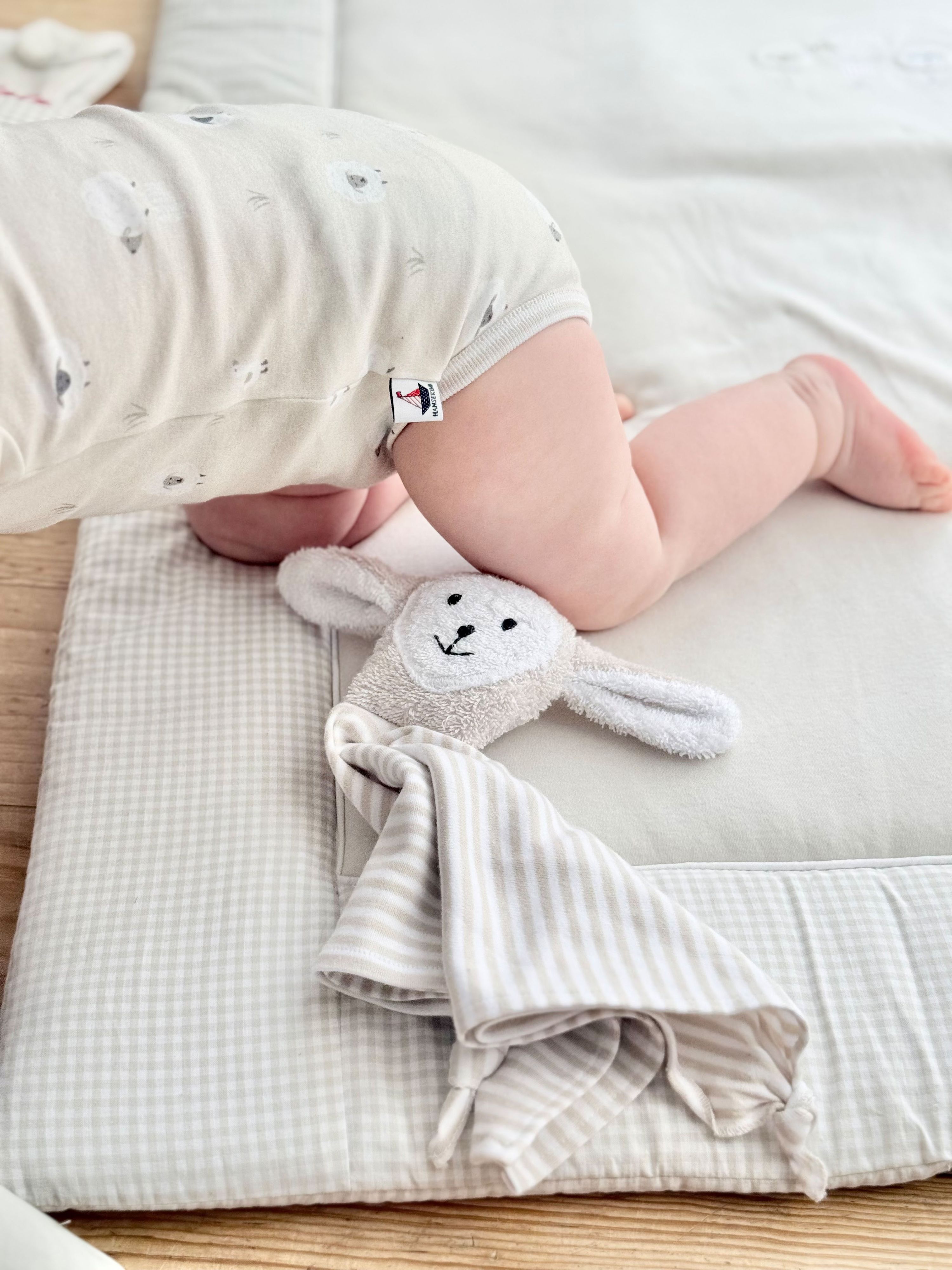 Schnuffeltuch Schaf aus OEKO-TEX® Standard 100 | Kuscheltuch Baby | Hansekind