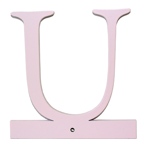 Buchstabe U - rosa