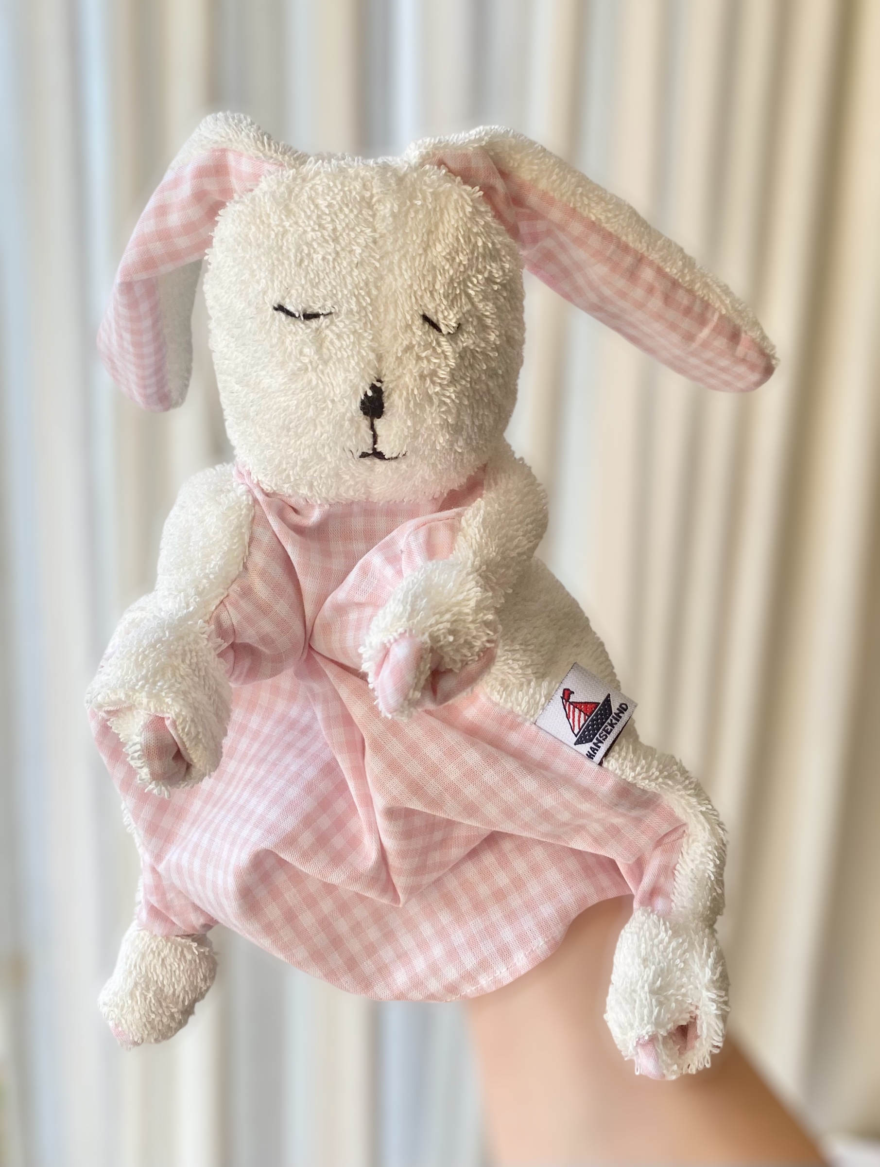 Schnuffeltuch Hase rosa