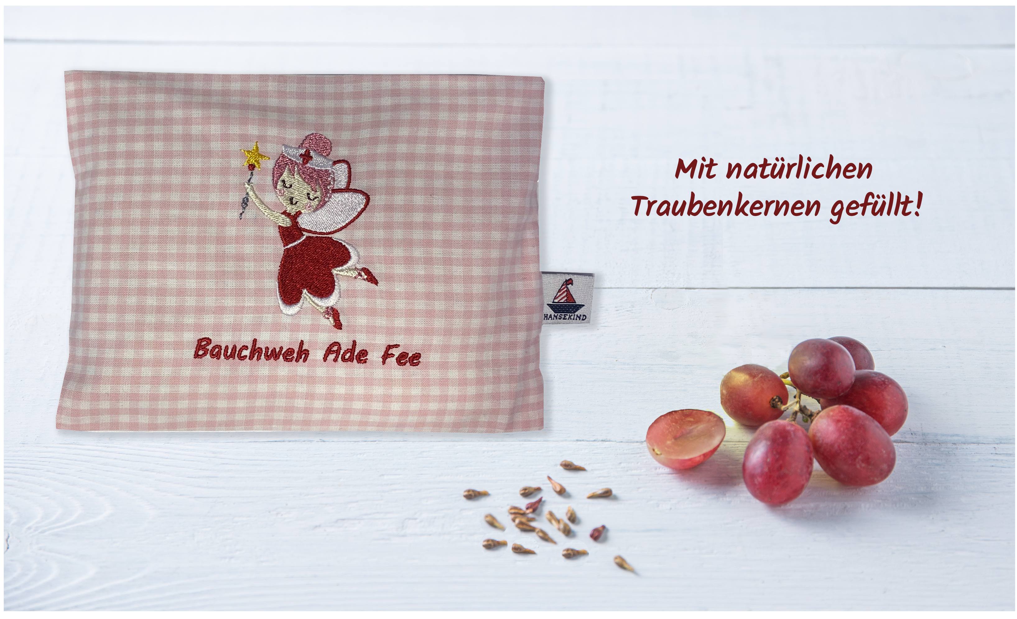 Körnerkissen Bauchweh-Ade- Fee, neues Design