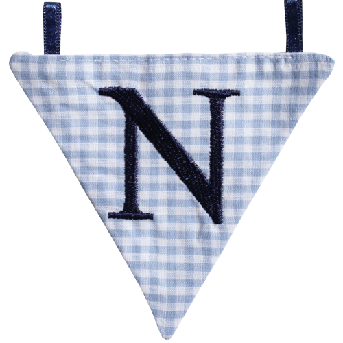 Wimpel N - blau