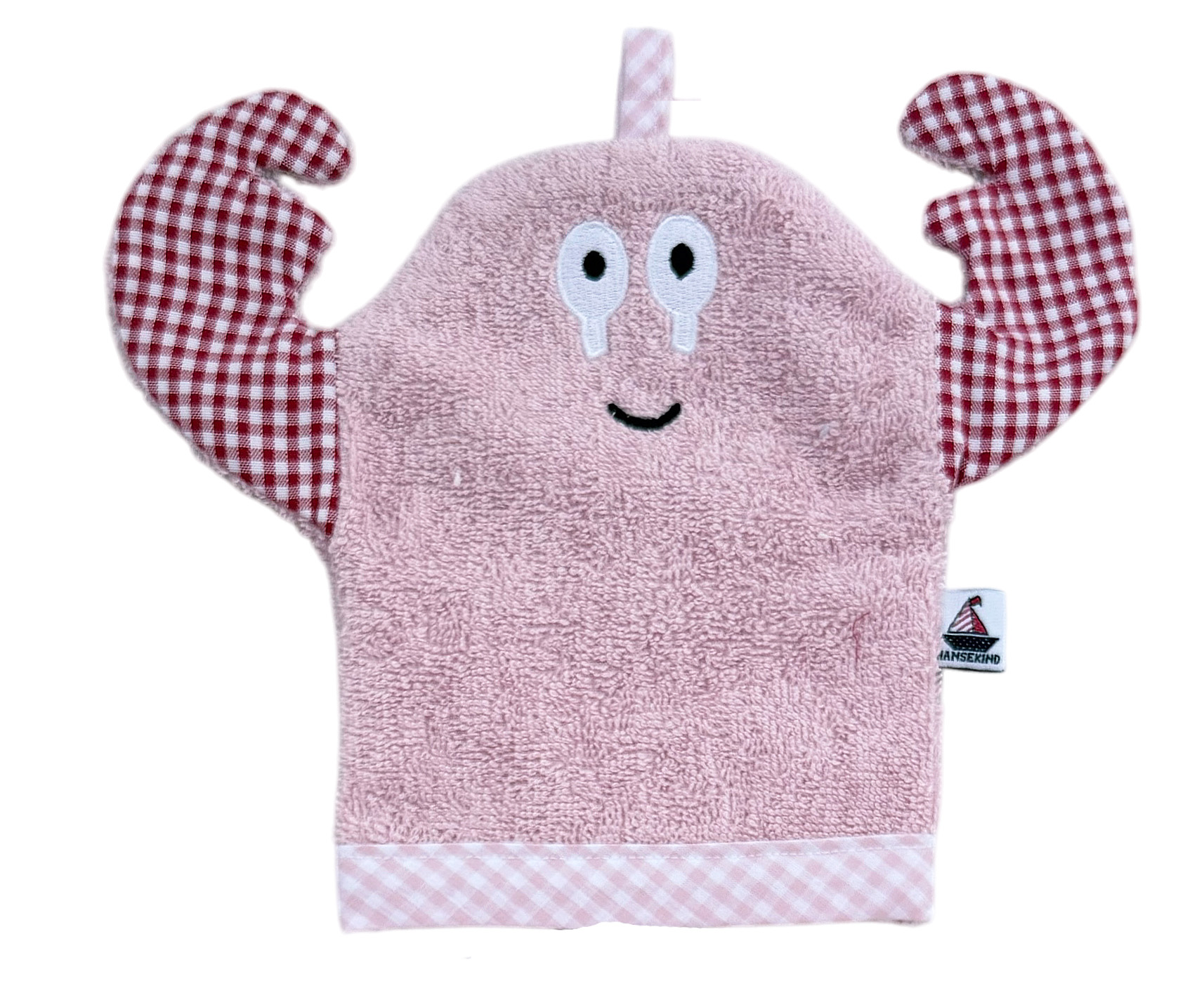 Waschhandschuh Krabbe aus OEKO-TEX® Standard 100 Baumwolle | Hansekind