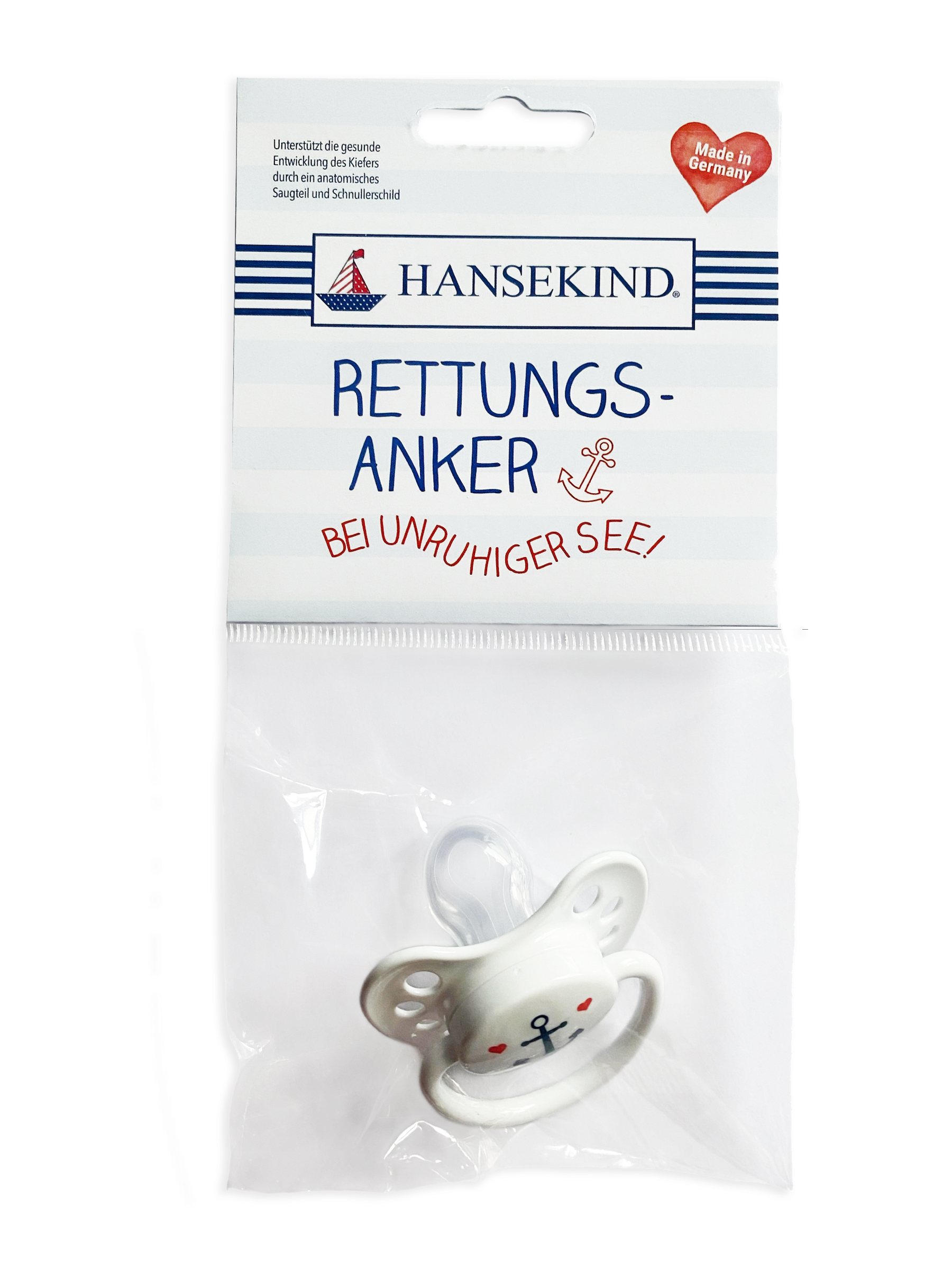 Schnuller, Druck Anker, Made in Germany