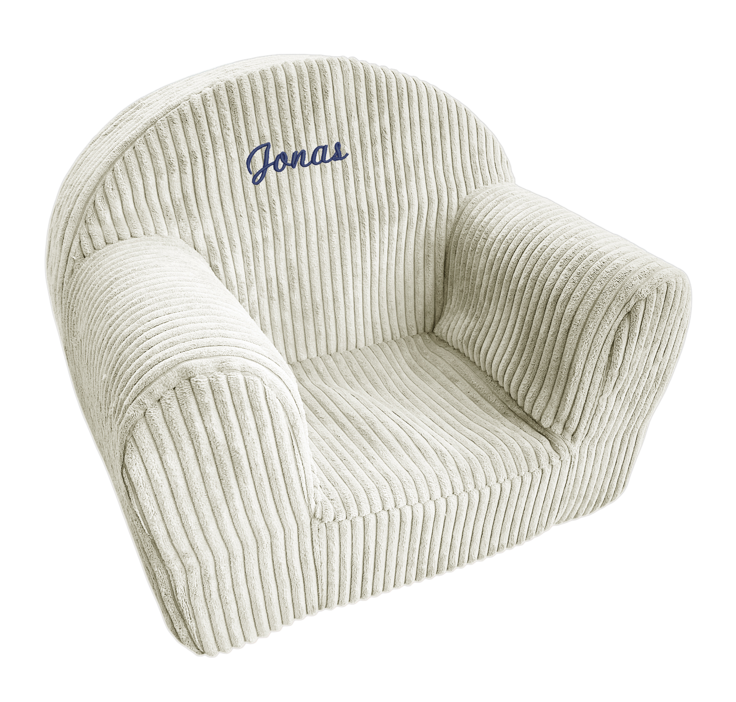 Kindersessel Cord Creme mit waschbarer Husse