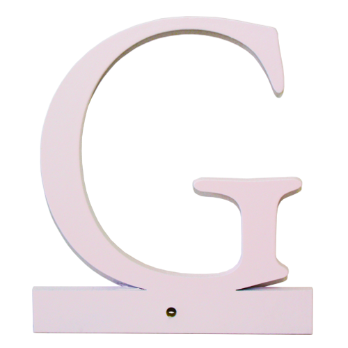 Buchstabe G - rosa