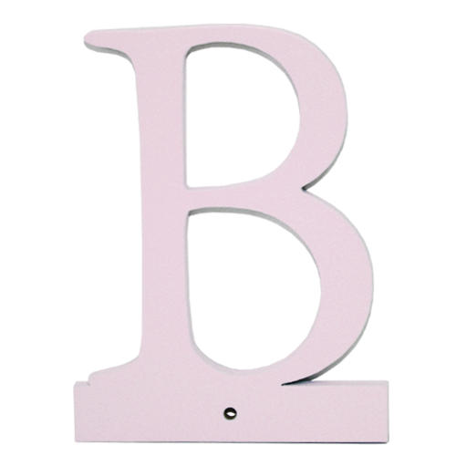 Buchstabe B  - rosa